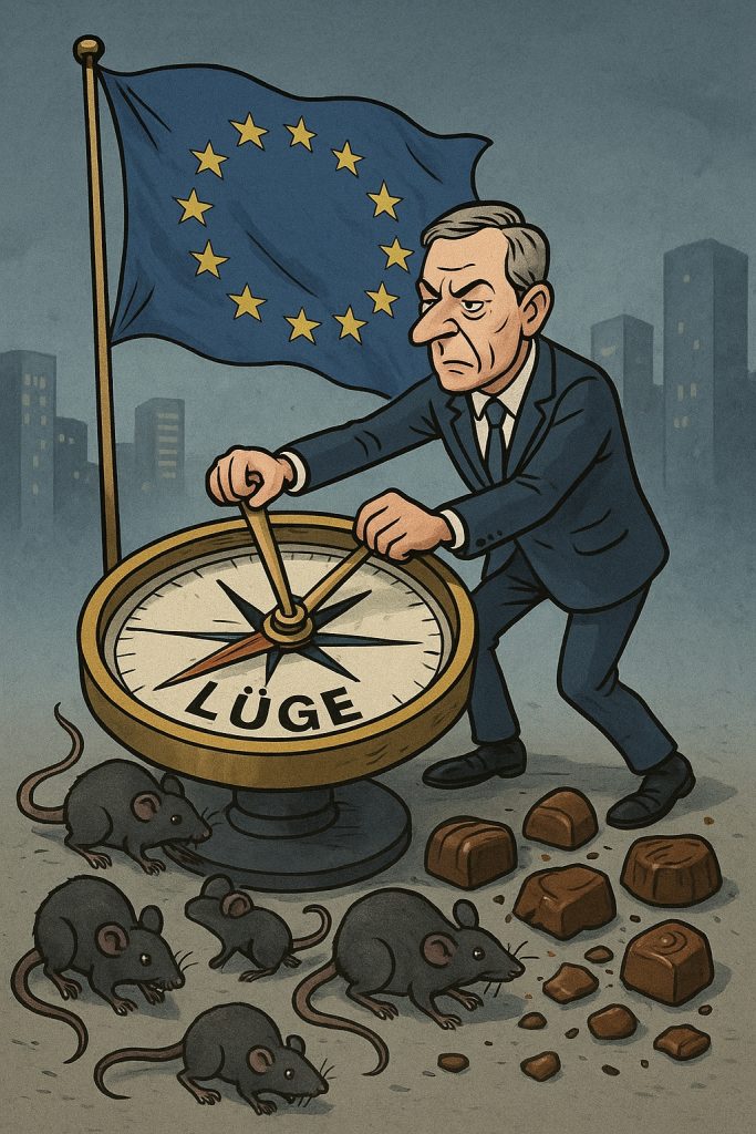 »Wer die Lüge zum eigenen Kompass gemacht hat, dem bleibt nur das Kurshalten.« |&nbsp;Readably.