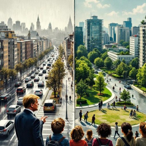 Bundeskanzler Merz ignoriert die drängenden Probleme des Klimawandels und der Verkehrspolitik. |