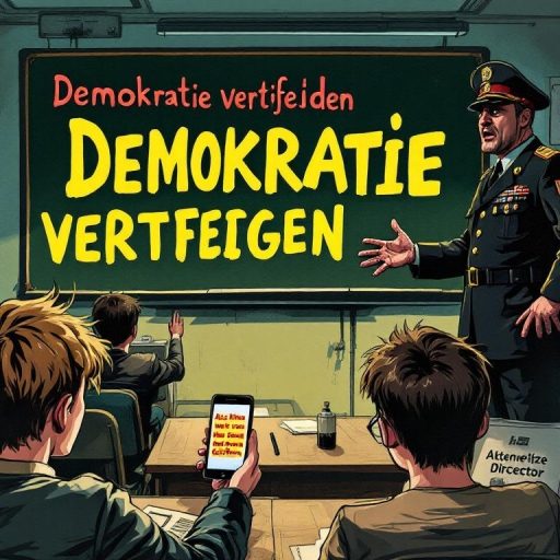 Ein Schüler wird strafrechtlich verfolgt, weil er ein Meme gegen die Militarisierung an seiner Schule gepostet hatte.&nbsp;|