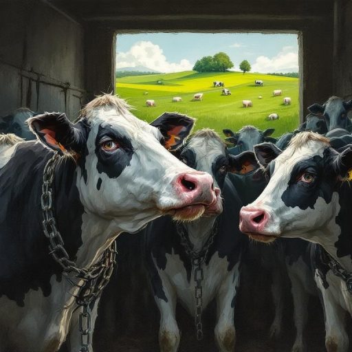 Grausame Kuhhaltung in den Betrieben, die Ehrmann beliefern.&nbsp;|