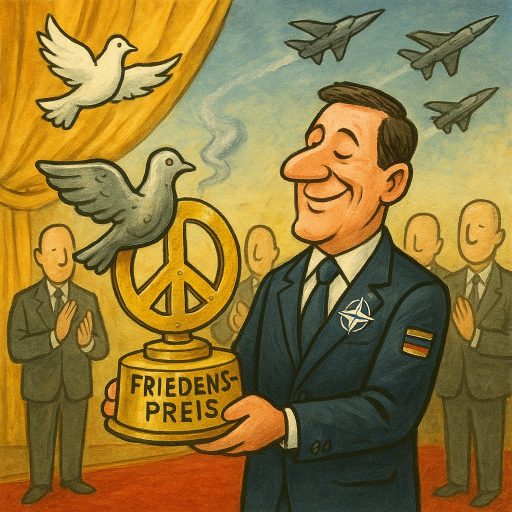 Die NATO, die große Friedensstifterin, erhält den Internationalen Preis des Westfälischen Friedens.&nbsp;|