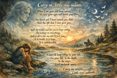 Ich werde an deiner Seite sein. Ich sehe, dass dir Unrecht getan wird. Ich sehe, wie du für das Licht kämpfst, das in dir übrig geblieben ist, für dein Leben bis zum Tod, bis wir uns trennen, bis zu den Sternen. | on this day in&nbsp;music