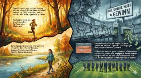 Welche Sportarten ich am liebsten schaue und&nbsp;betreibe: